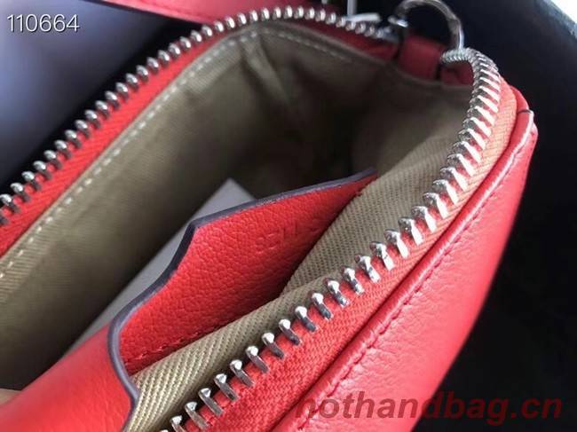 GIVENCHY Original Leather Shoulder Bag 1870 red
