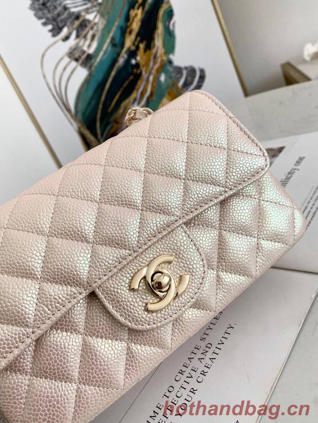 Chanel Flap Grained Calfskin Shoulder Bag AS1116 cream
