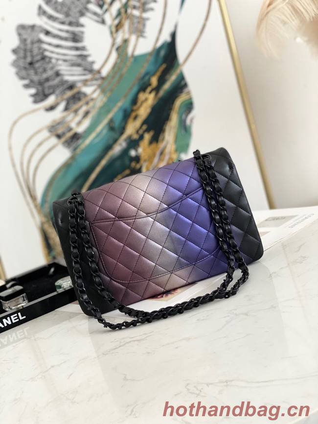 Chanel Flap Mirage Lambskin Shoulder Bag AS1112 black