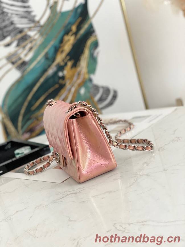 Chanel Flap Mirage Lambskin Shoulder Bag AS1115 pink