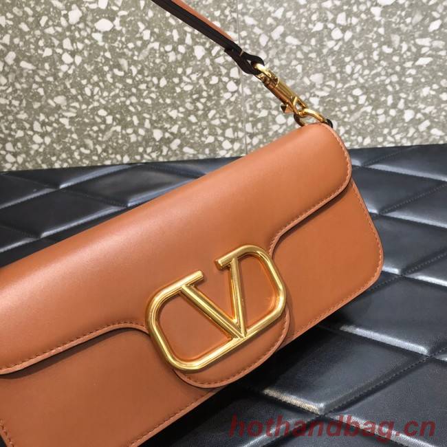 VALENTINO GARAVANI Loco Calf leather bag 2B0K30 brown