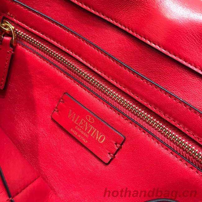 VALENTINO GARAVANI Roman Stud Large Napa sheepskin leather 1189L red
