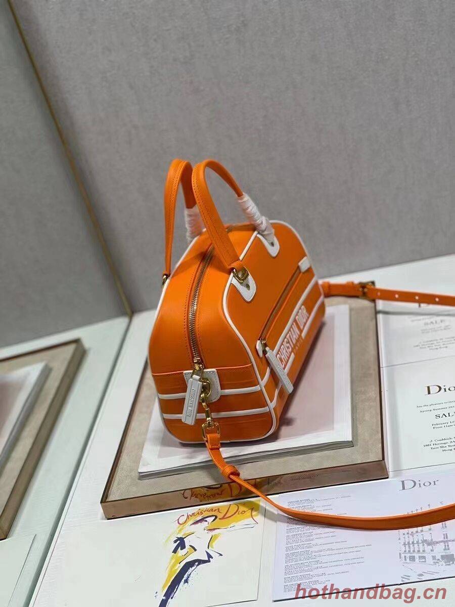 DIOR medium leather tote Bag C9200 orange
