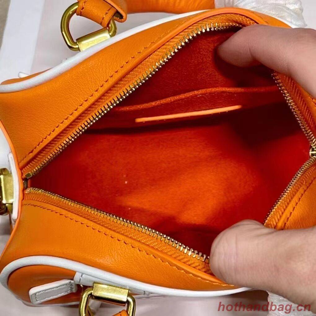 DIOR small leather tote Bag C9201 orange