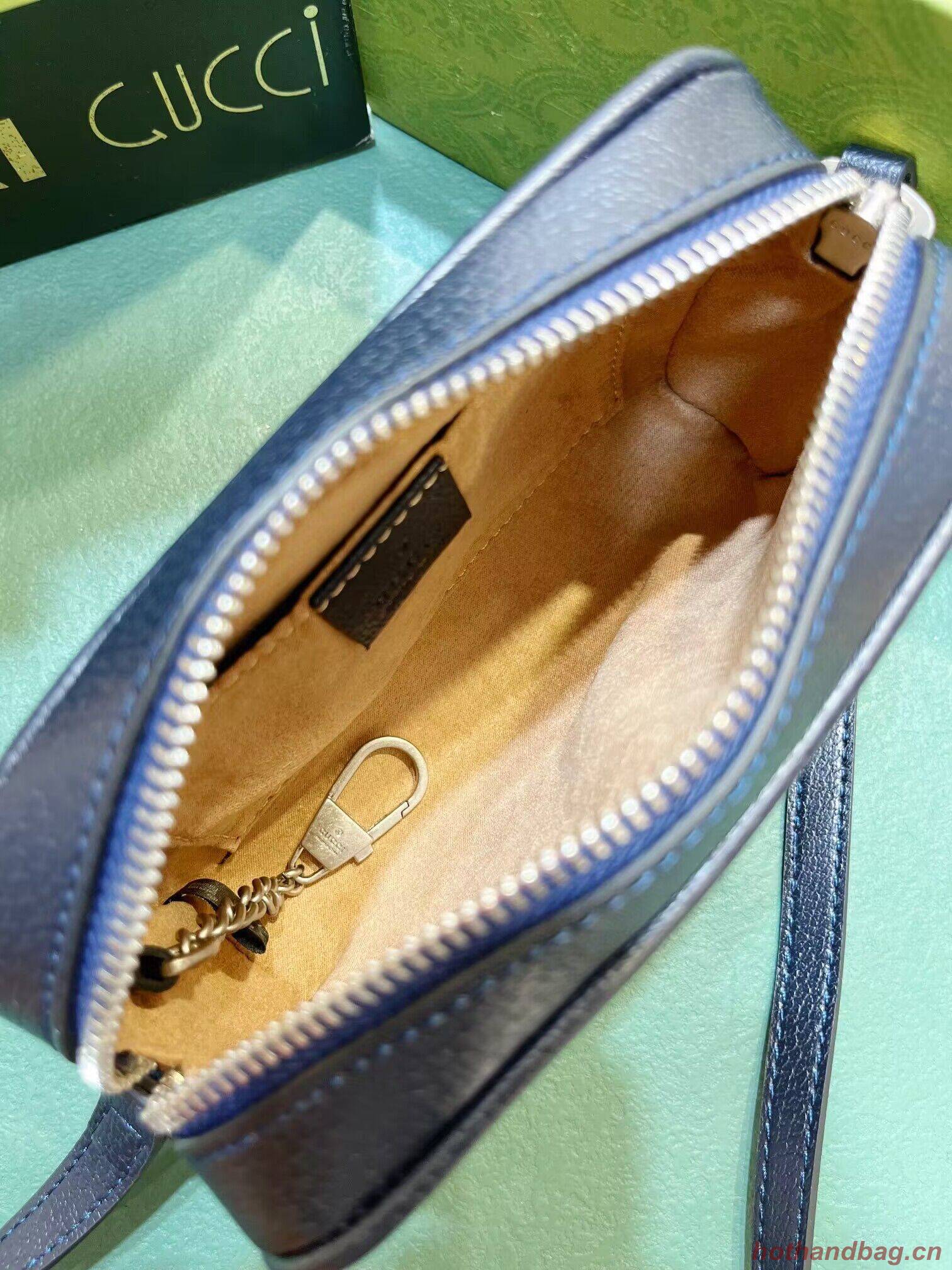 Gucci Ophidia GG mini bag 517350 Sapphire blue