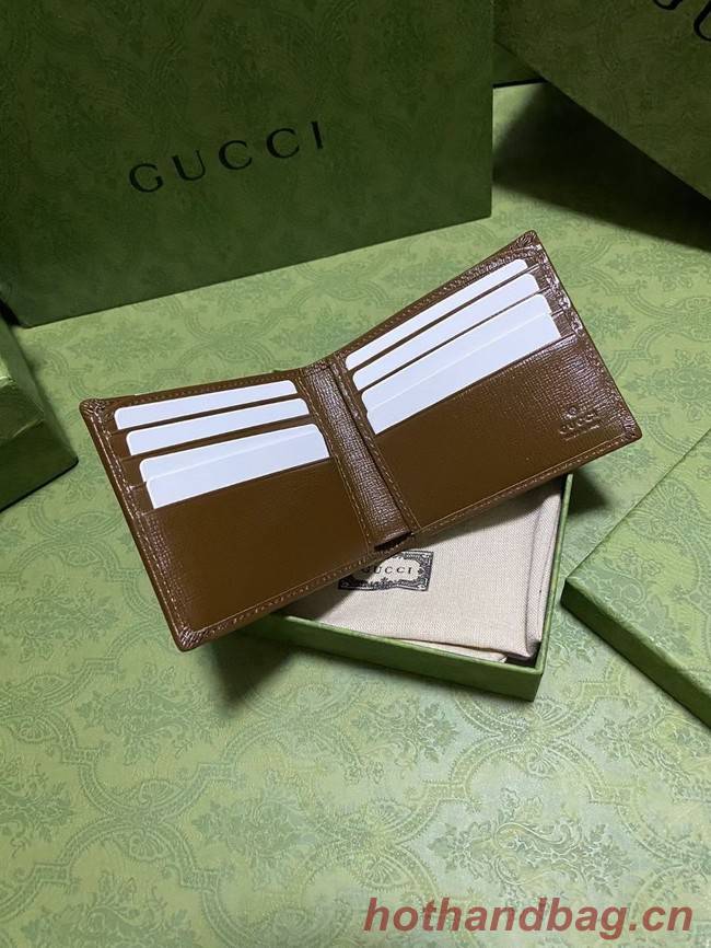 Gucci Wallet with Interlocking G 671652 brown