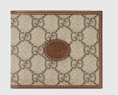 Gucci Wallet with Interlocking G 671652 brown