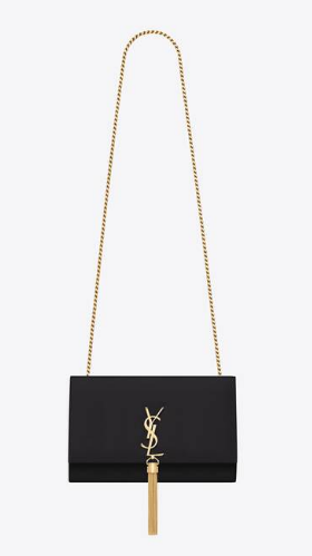 YSL KATE MEDIUM WITH TASSEL IN SMOOTH LEATHER 354119C black