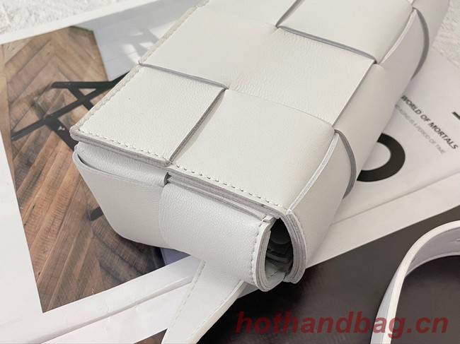Bottega Veneta CASSETTE Mini intreccio leather belt bag 651053 MIRTH WASHED