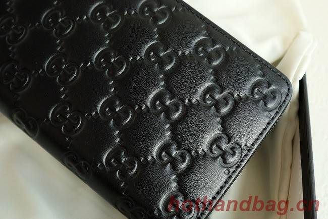 Gucci Ophidia leather Zip around wallet 307987 black
