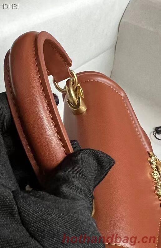 Dolce & Gabbana Origianl Leather Shoulder Bag 4011 brown