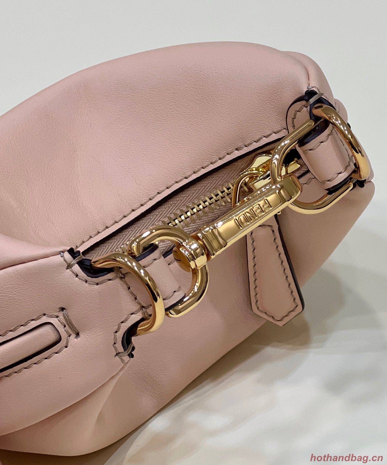 Fendi Praphy Original Leather Big Logo Bag 80056M 80056S Pink