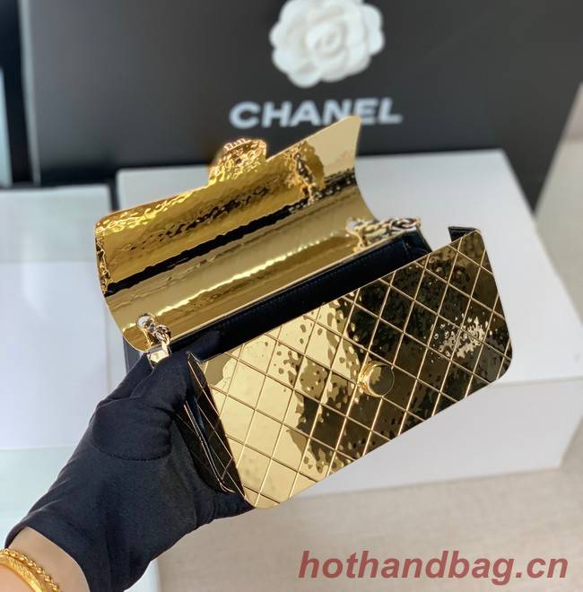 Chanel Box Shoulder Bag C5691 gold