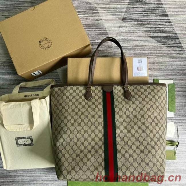 Gucci Ophidia series large GG Tote Bag 680127 brown