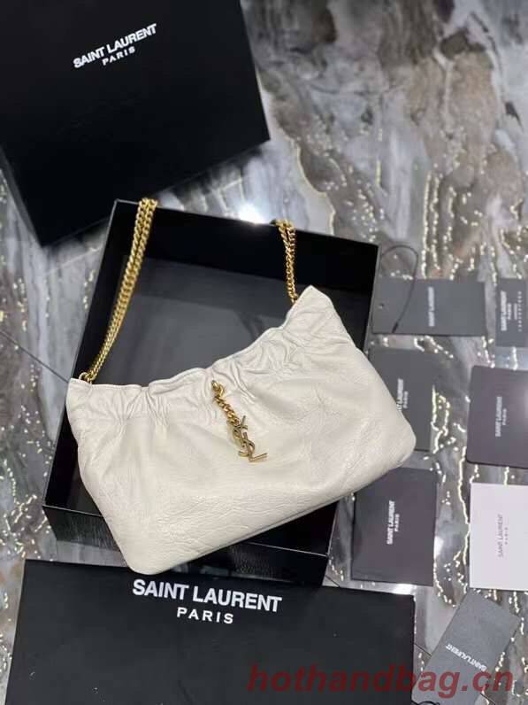 Yves Saint Laurent GABY SATCHEL IN QUILTED LAMBSKIN 581632 BEIGE