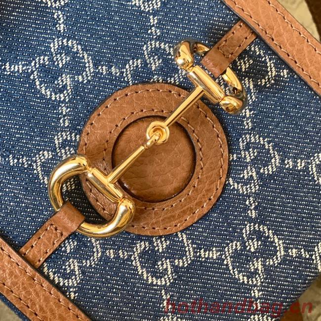 Gucci Horsebit 1955 mini bag 625615 blue