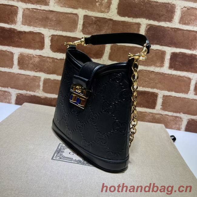 Gucci Small GG shoulder bag 675788 black