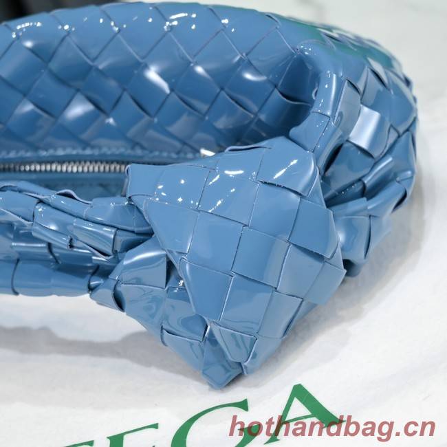 Bottega Veneta Mini intrecciato patent leather top handle bag JODIE 651876V BLASTER