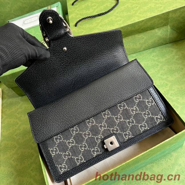 Gucci GG denim Dionysus GG shoulder bag 400249 Black