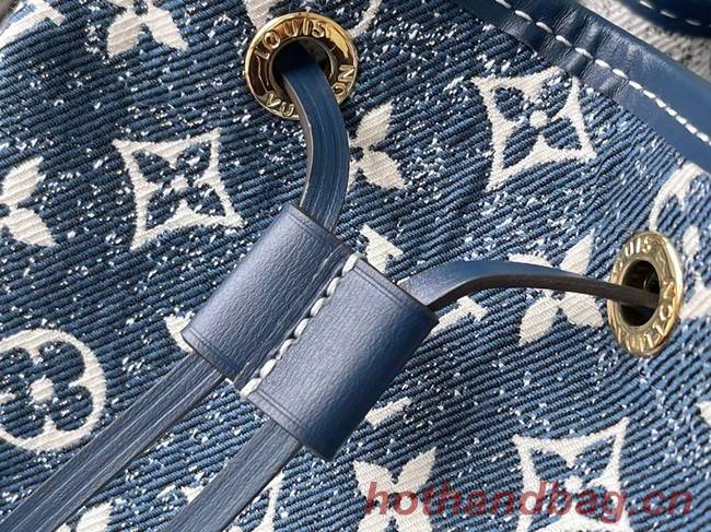 Louis Vuitton Monogram denim M59606 Navy Blue