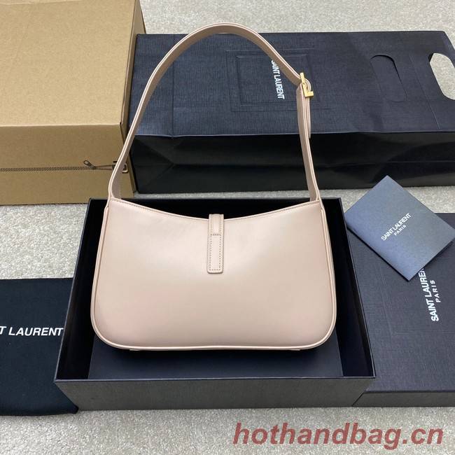 YSL LE 5 A 7 HOBO BAG IN SMOOTH LEATHER Y687228 light PINK