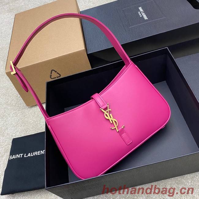 YSL LE 5 A 7 HOBO BAG IN SMOOTH LEATHER Y687228 rose