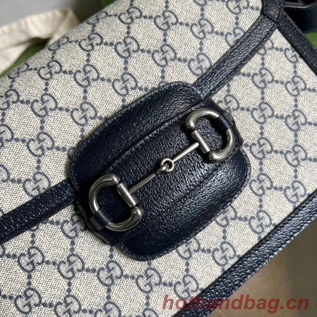 Gucci Horsebit 1955 shoulder bag 602204 Blue