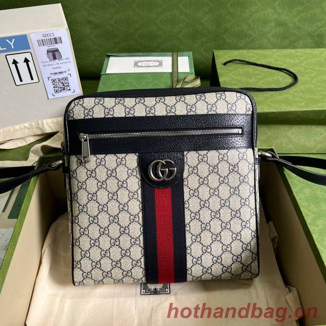 Gucci Ophidia GG medium messenger bag 547934 blue