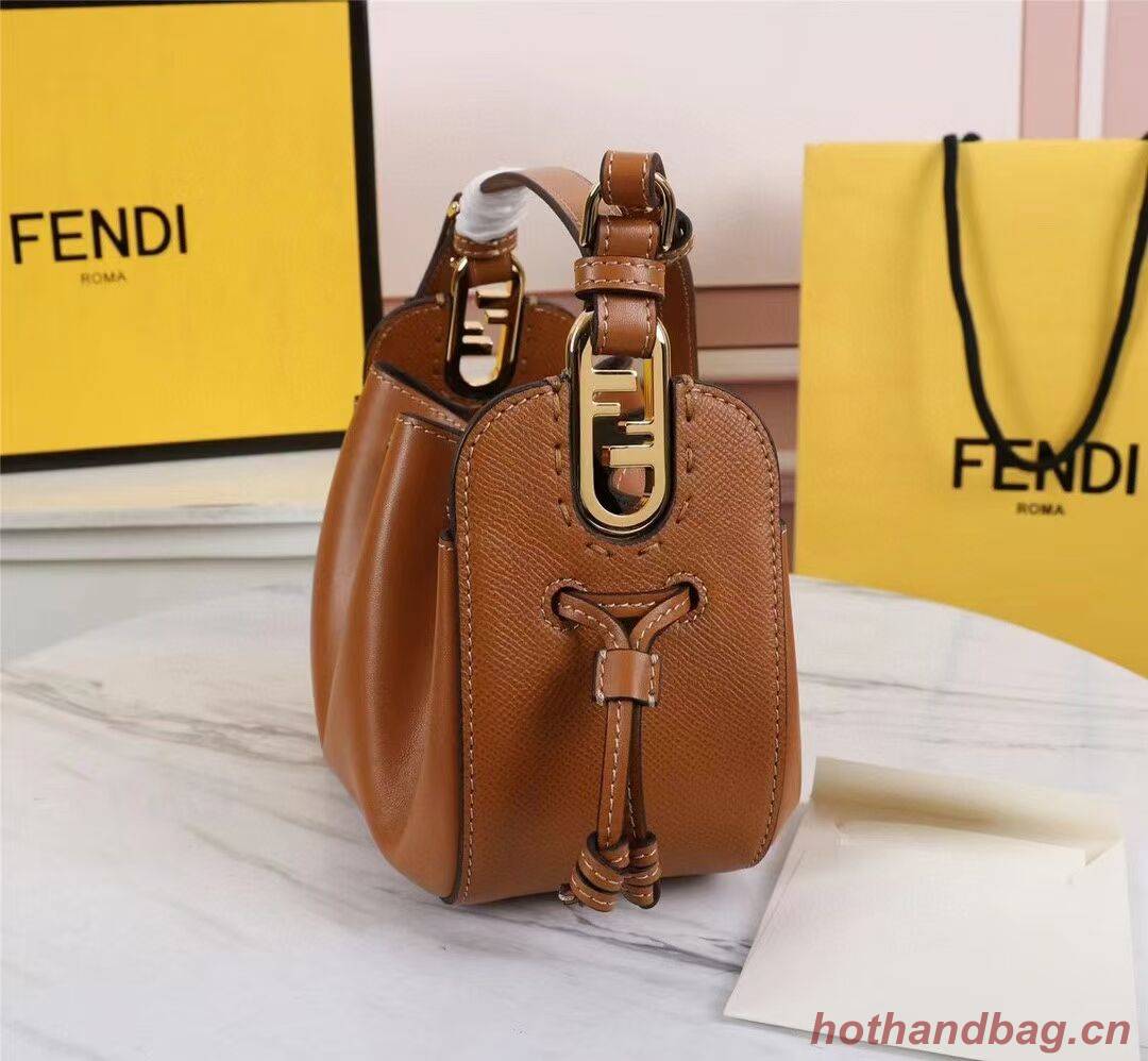 FENDI TOUCH leather bag 8BS059 Caramel