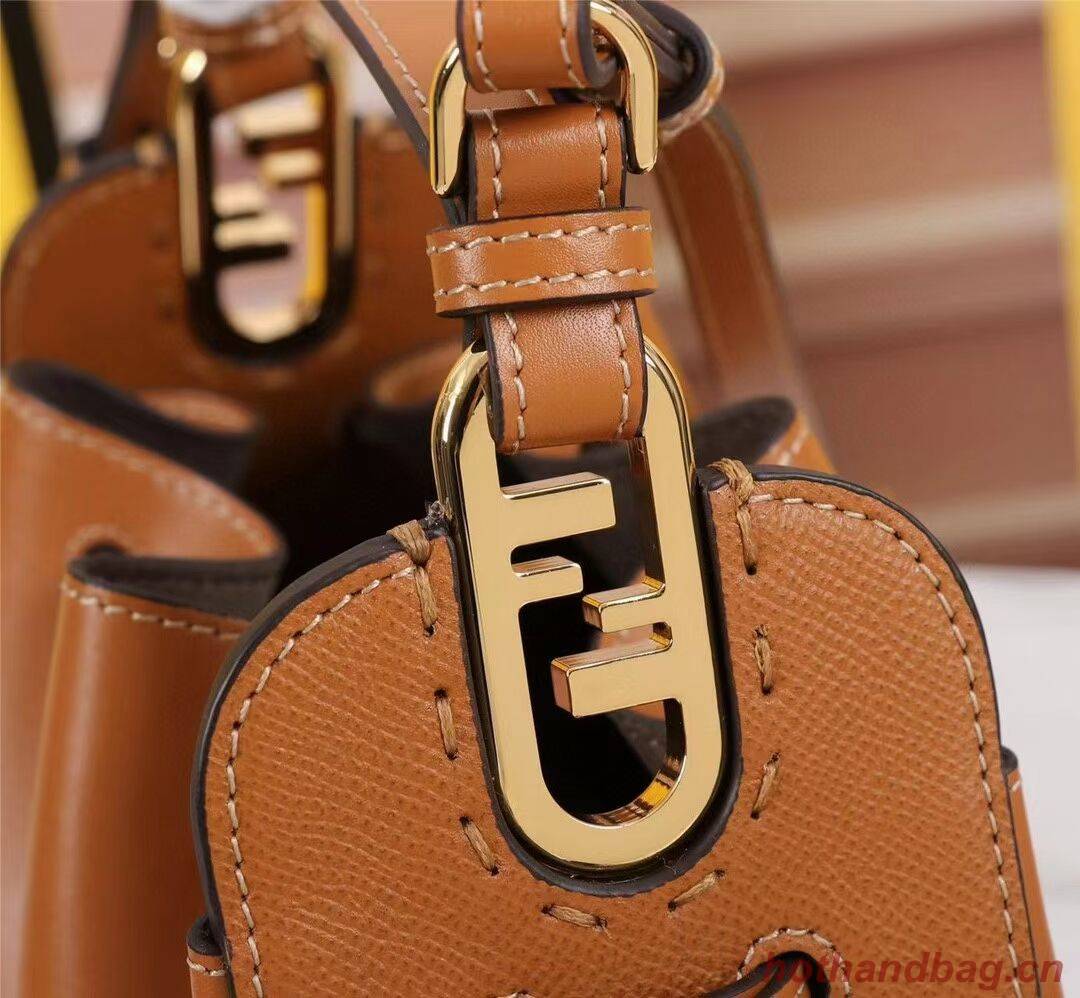 FENDI TOUCH leather bag 8BS059 Caramel