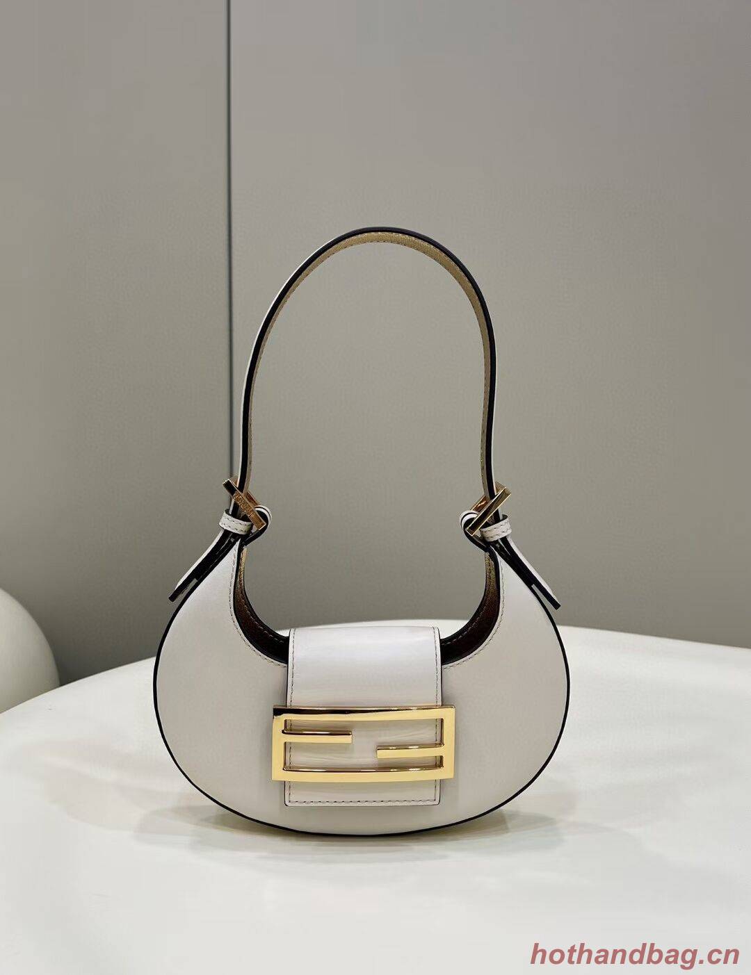 Fendi Cookie White leather mini bag 8BS065A