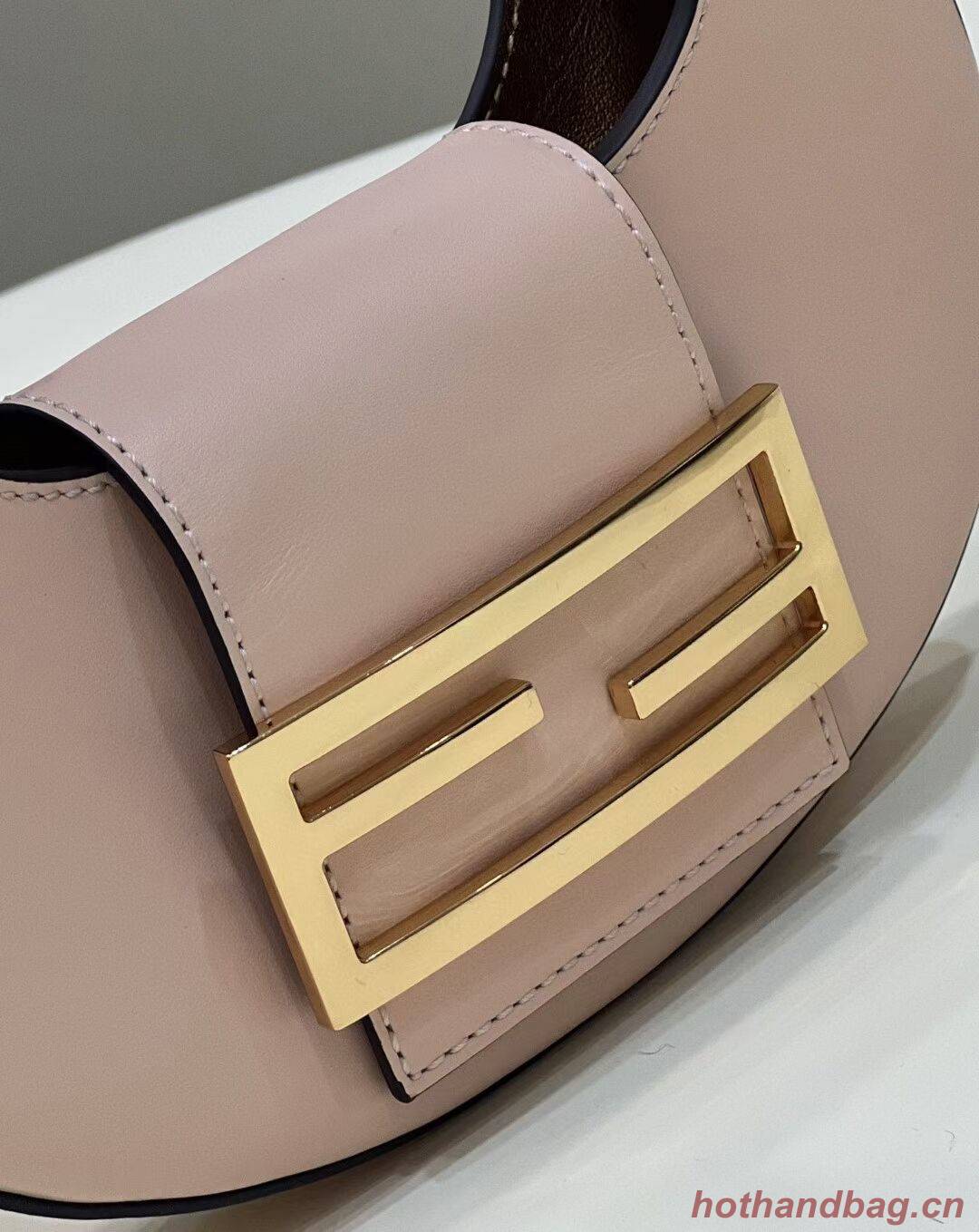 Fendi Cookie pink leather mini bag 8BS065A 