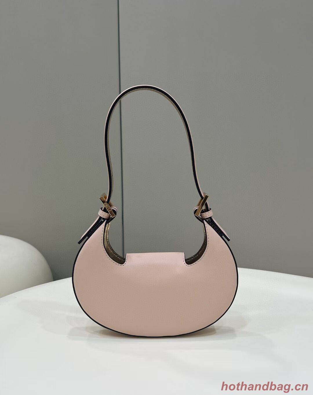 Fendi Cookie pink leather mini bag 8BS065A 