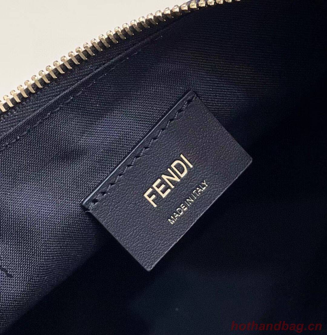Fendi graphy Small black leather bag 8BR798