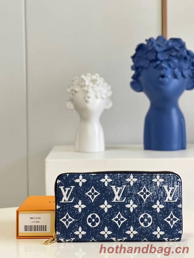 Louis Vuitton ZIPPY wallet M81226 Navy Blue