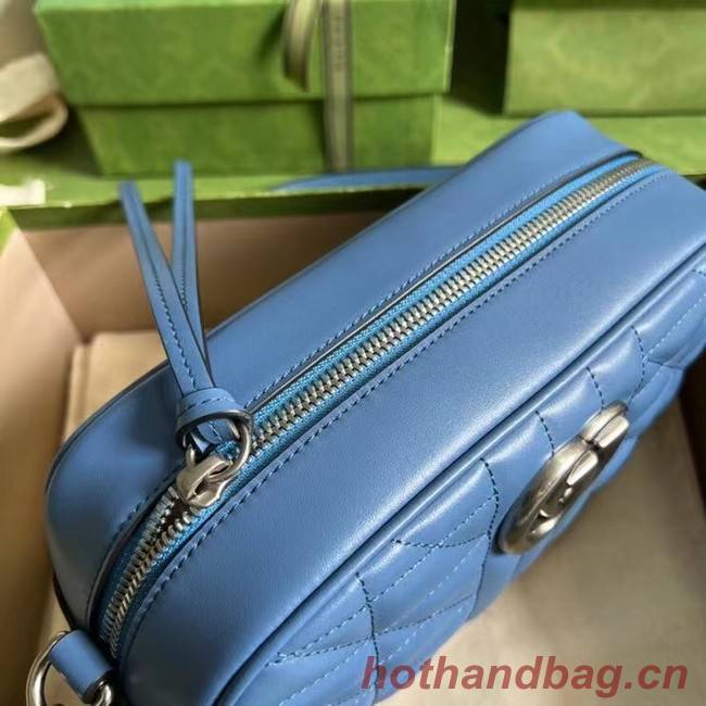 Gucci matelasse shoulder bag 447632 blue