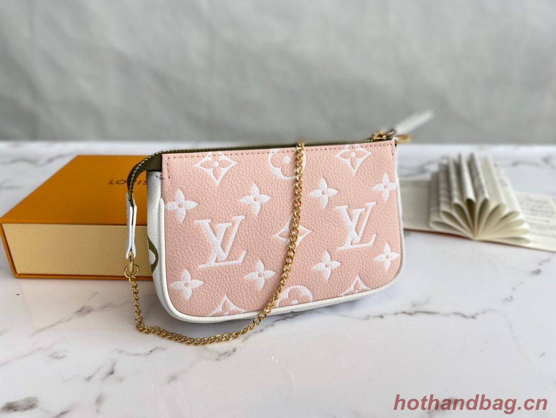 Louis Vuitton Monogram Empreinte MINI POCHETTE ACCESSOIRES M81284 Pink
