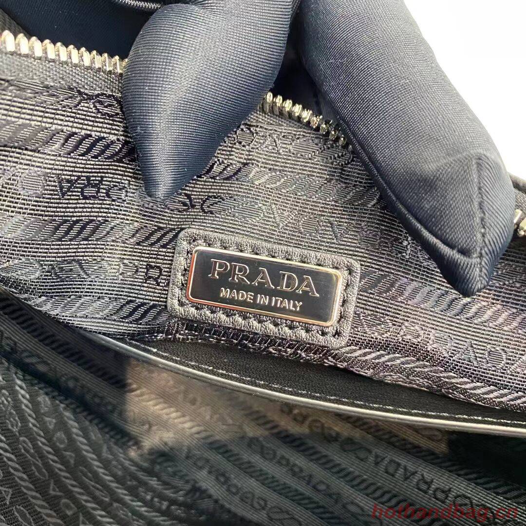 Prada Leather Triangle shoulder bag 2EV055 black