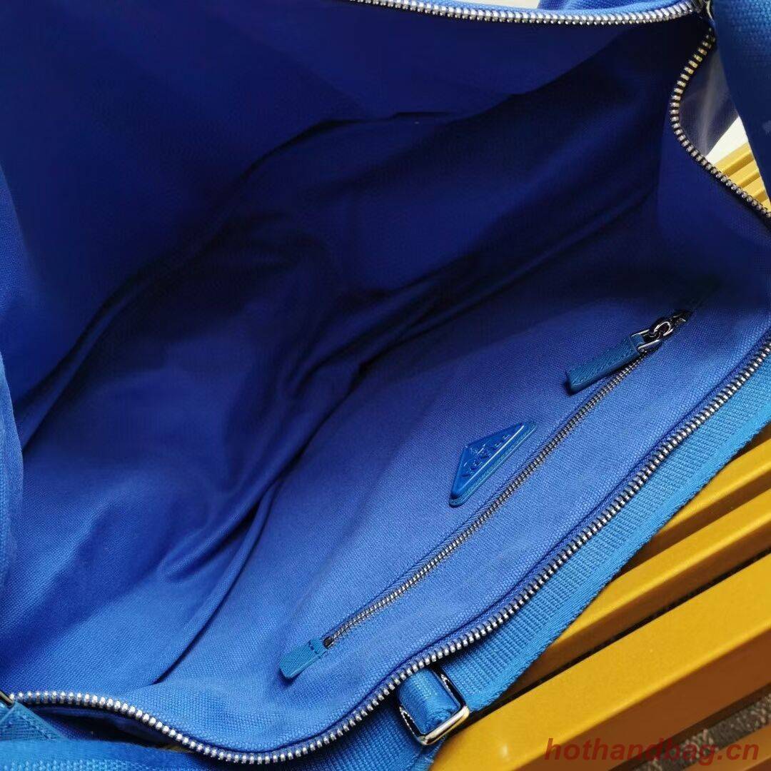 Prada Re-Nylon large shoulder bag 2EV077 blue
