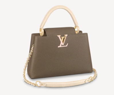 Louis Vuitton CAPUCINES MM M59516 Smokey Brown Green