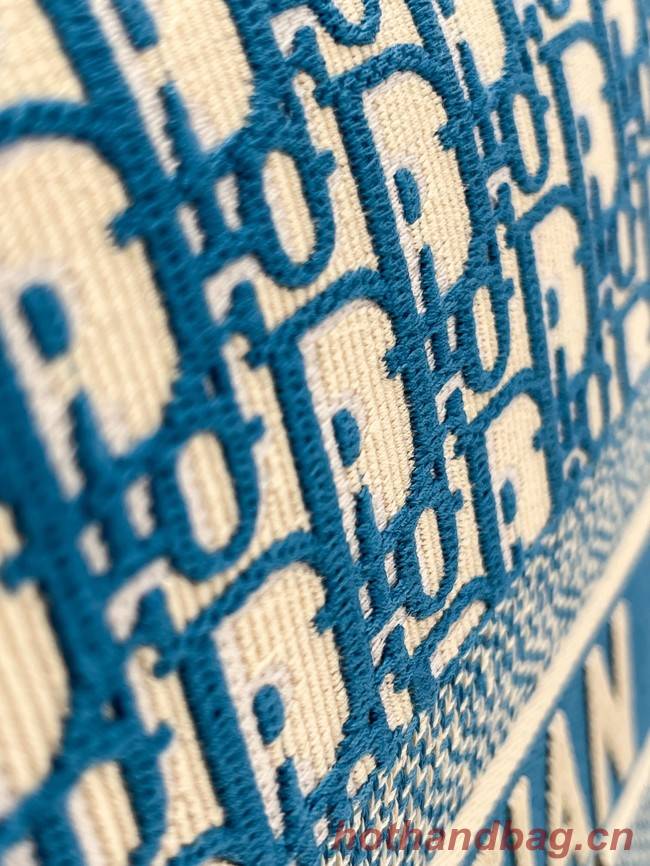 DIOR BOOK TOTE Embroidery C1286-26 blue