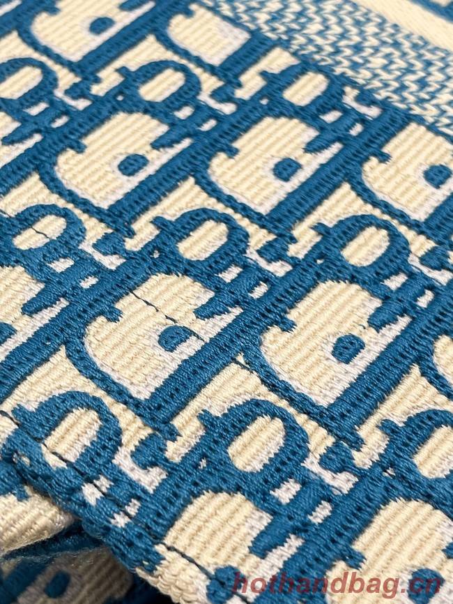 DIOR BOOK TOTE Embroidery C1287-26 blue