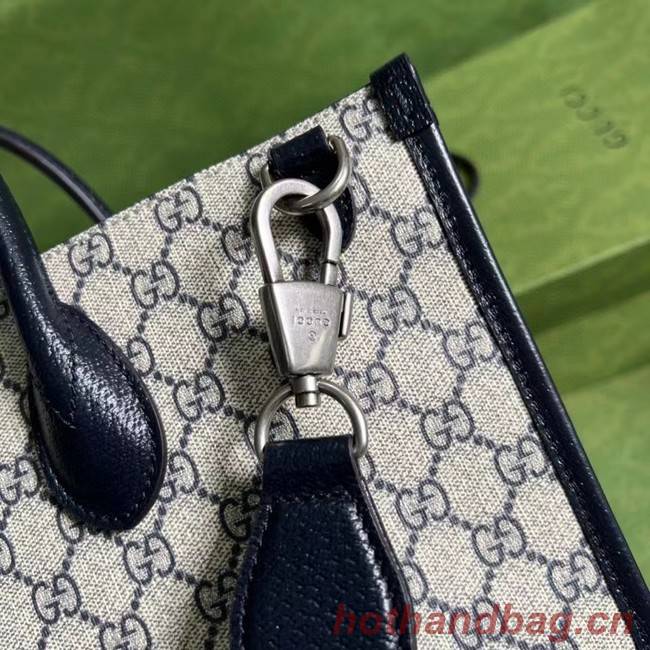 Gucci Medium tote with Interlocking G 674155 blue