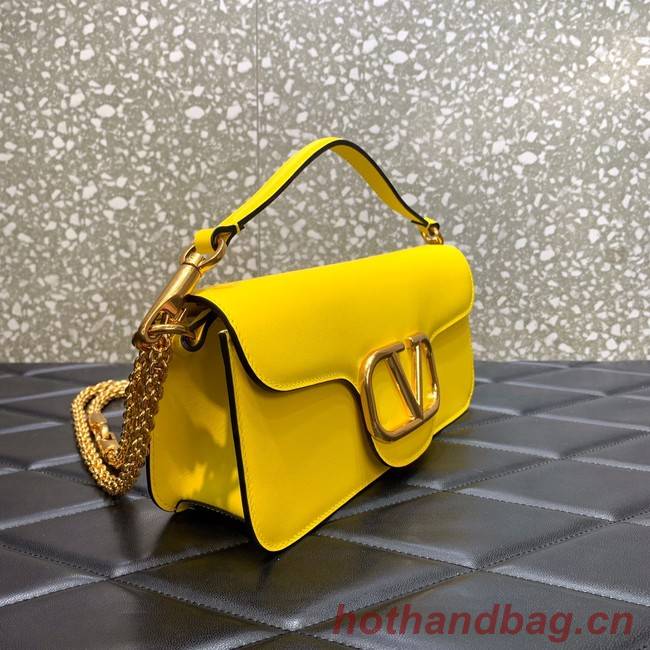 VALENTINO GARAVANI Loco Calf leather bag 2B0K30 yellow