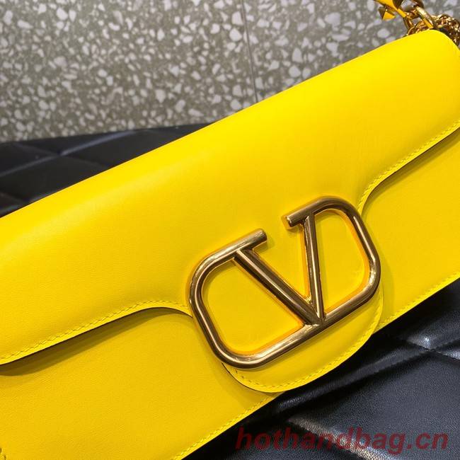 VALENTINO GARAVANI Loco Calf leather bag 2B0K30 yellow