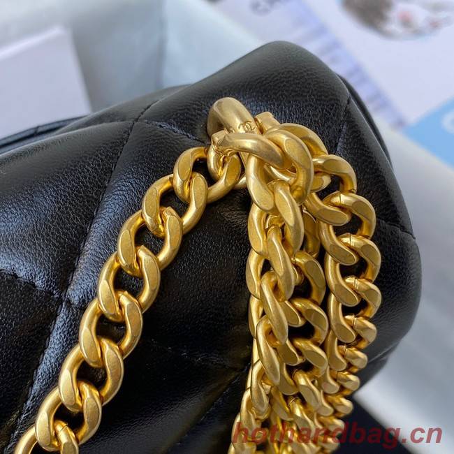 Chanel Flap Lambskin small Shoulder Bag AS3114 black