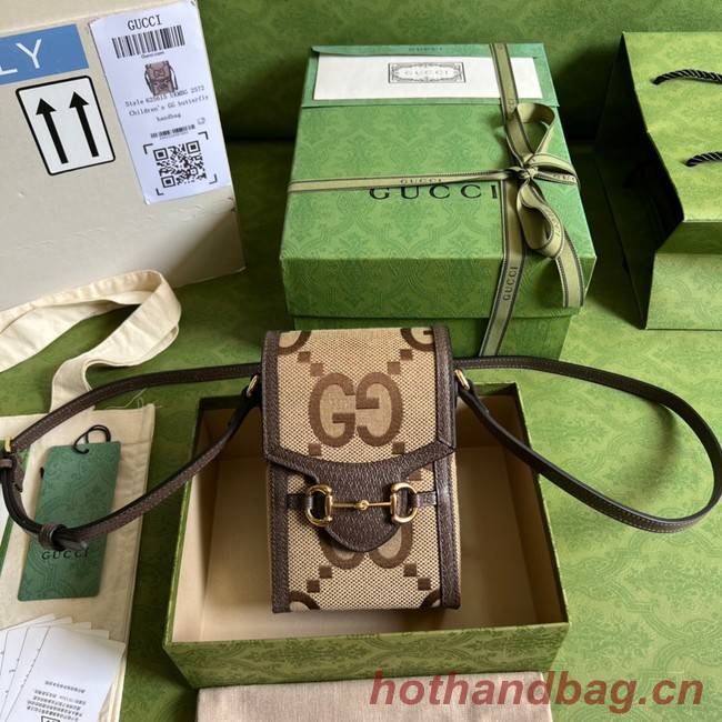 Gucci Jumbo GG mini bag 625615 brown