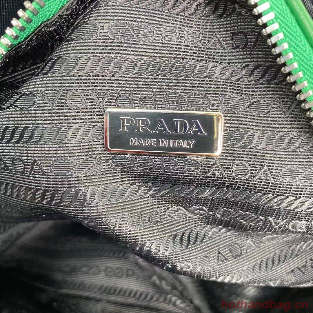 Prada Leather Triangle bag 1BB082 green