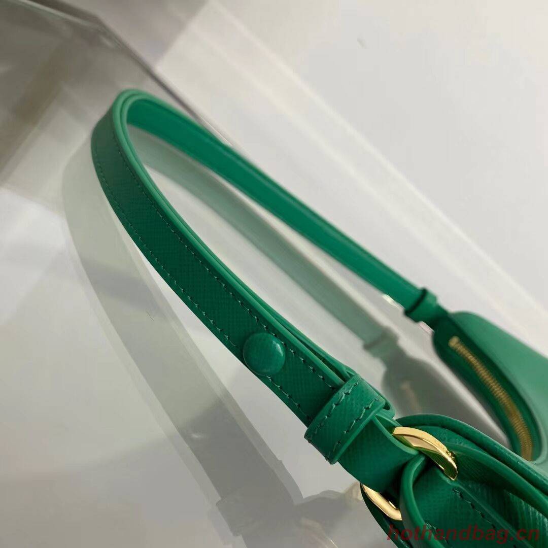 Prada Small Saffiano leather shoulder bag 1BD330 green