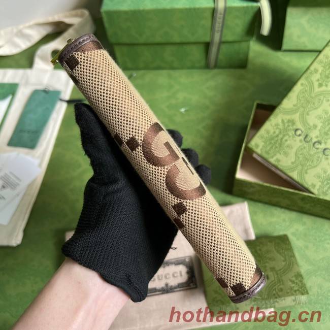 Gucci Zip around wallet with Interlocking G 699316 brown